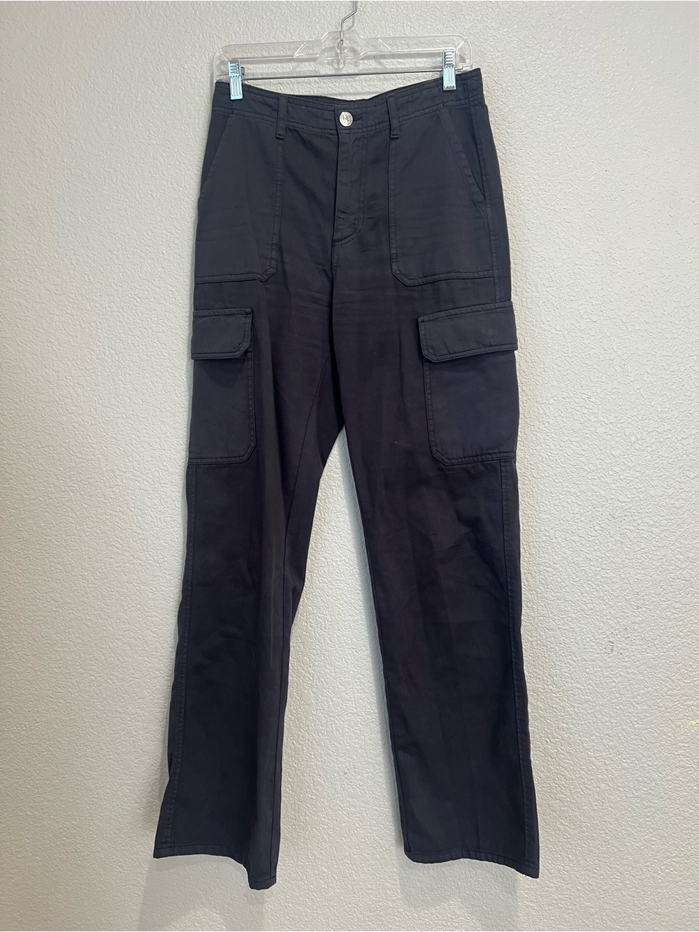 Zara Dark Gray Cargo Utility Pants, 4